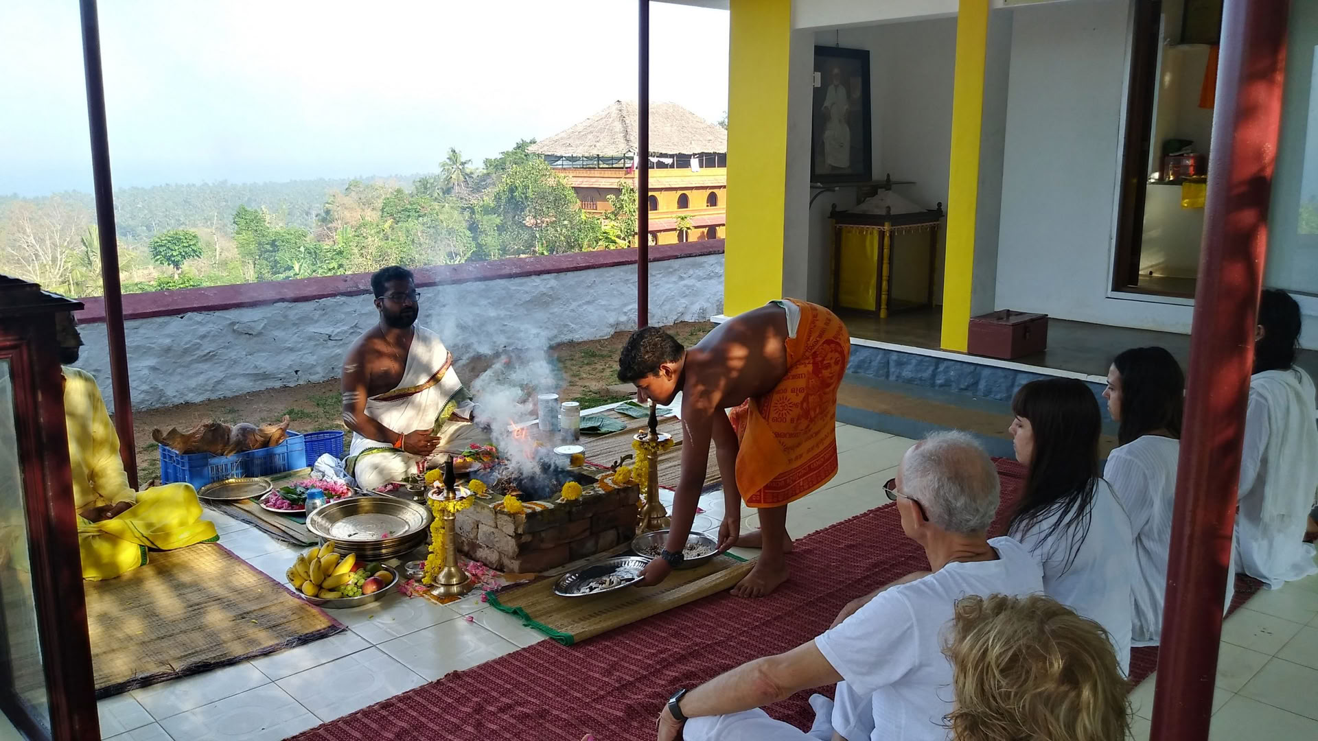 Yoga-retreat i en ashram