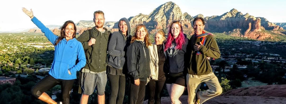 Yoga-, vandre- og healingsretreat i Sedona, Arizona