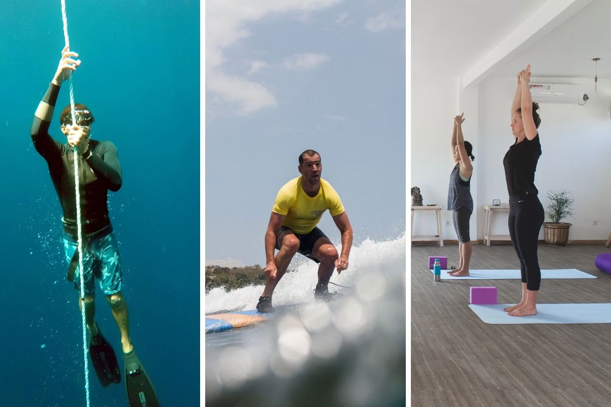 6 dages fridykning, surfing og yoga