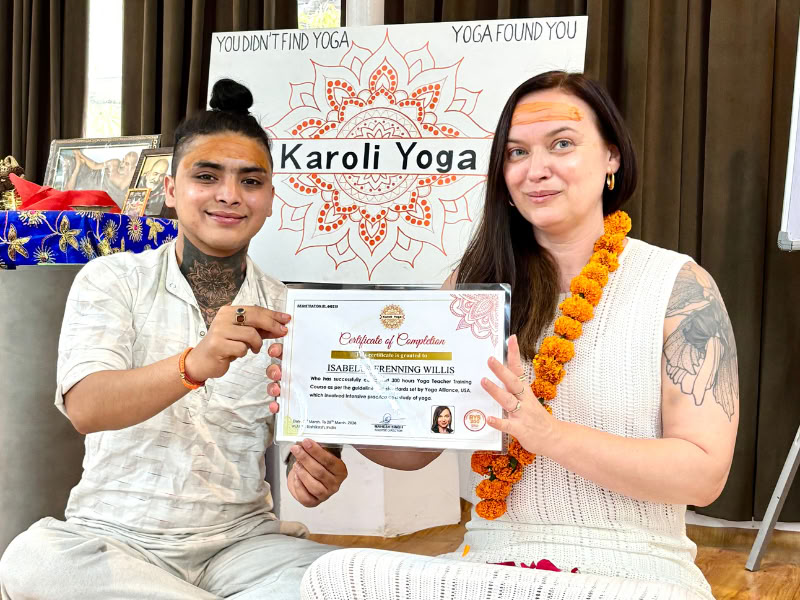 50-timers Yin- og Yang-yogalæreruddannelse i Rishikesh – 1. til 7. jan. 2026
