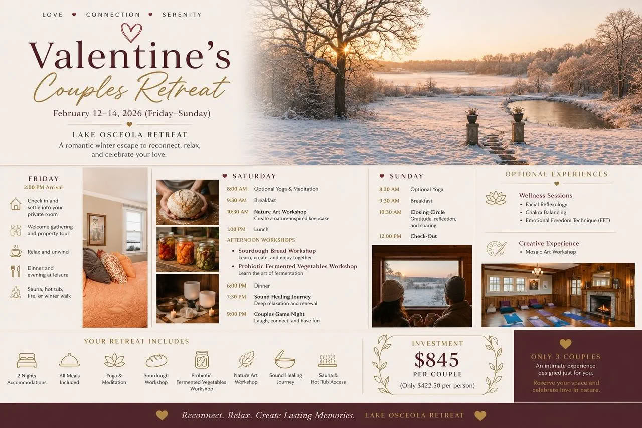Valentins parretreat — Lake Osceola Retreat