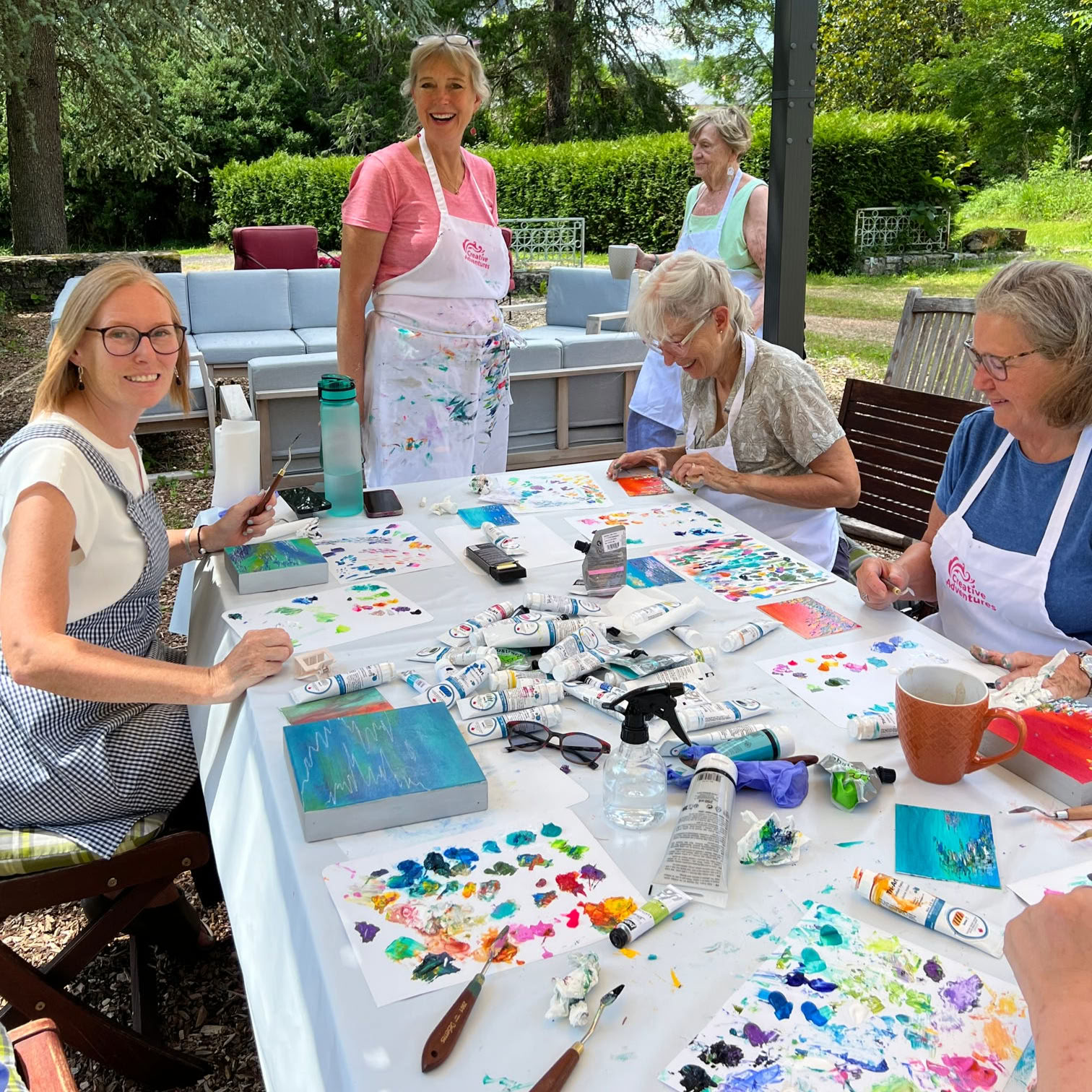 Kunstretreat for begyndere i Dordogne