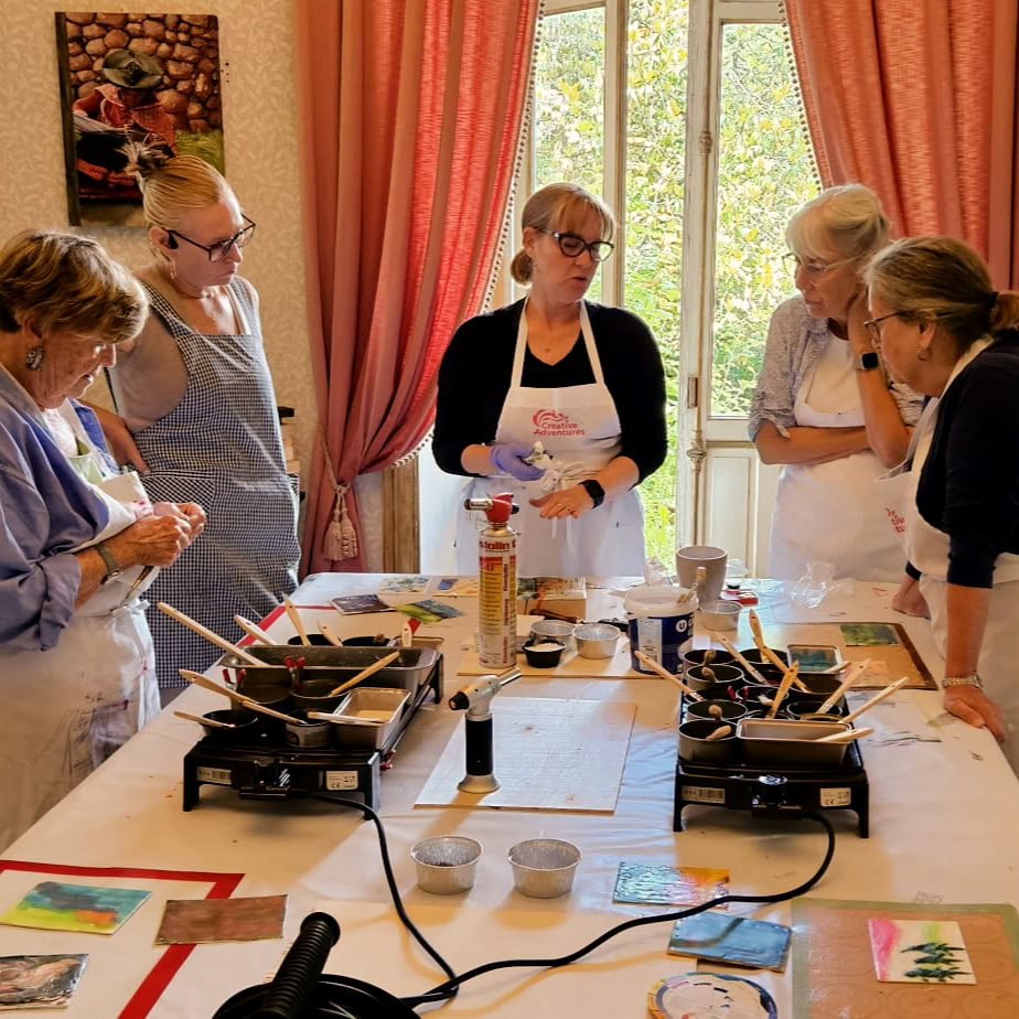 Kunstretreat for begyndere i Dordogne