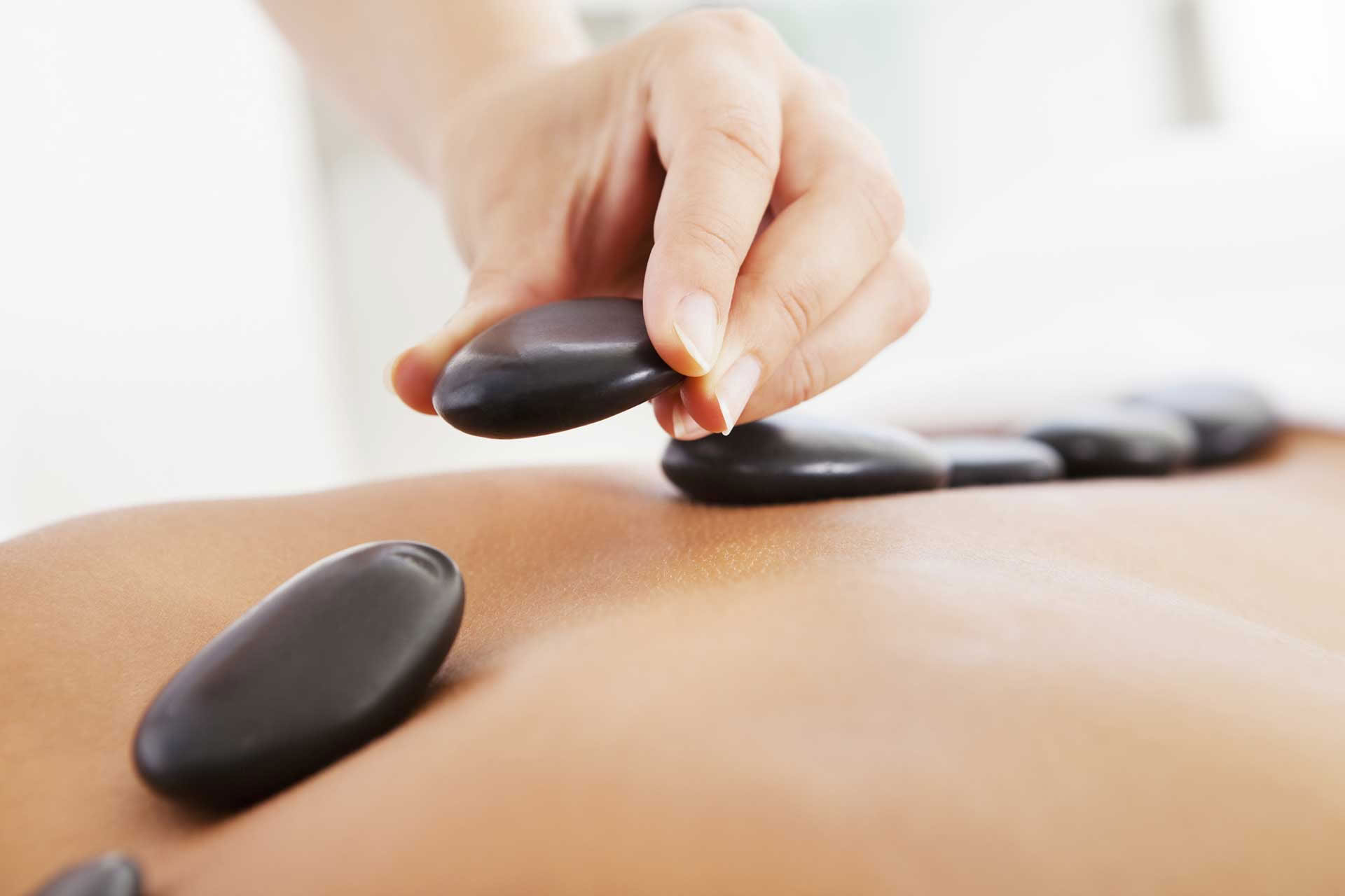 Hot stone-massage
