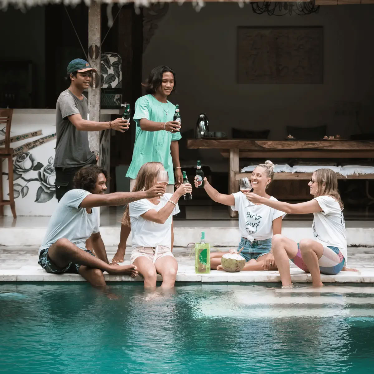 Surf- og yoga-retreat på Bali