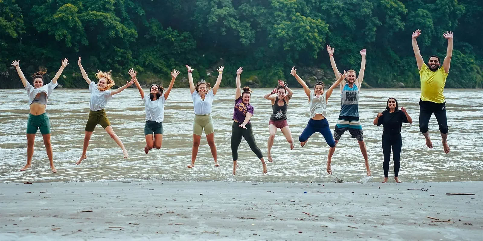 7-dages helende yoga-retreat i Rishikesh, Indien