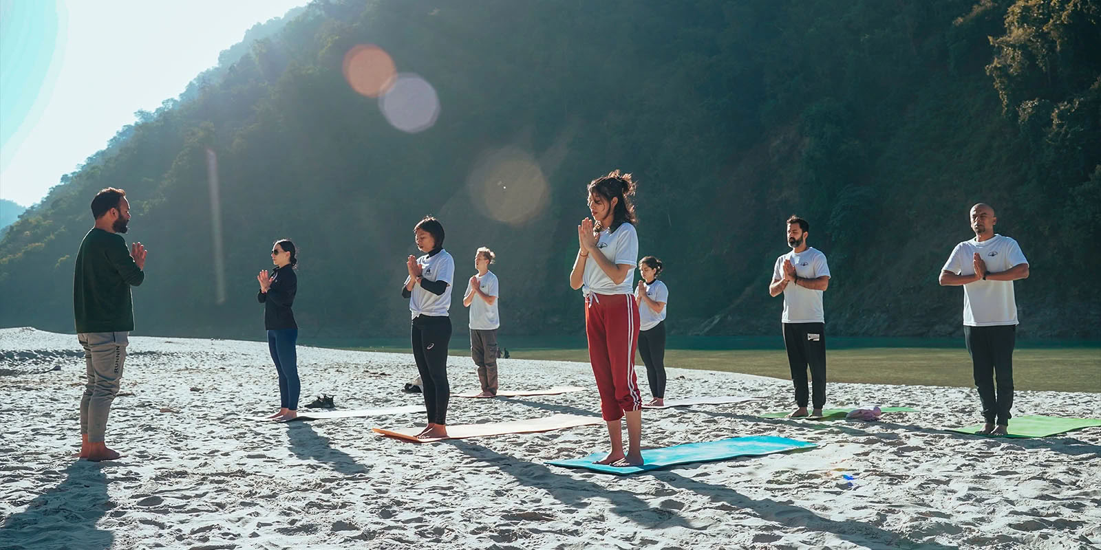 7-dages helende yoga-retreat i Rishikesh, Indien