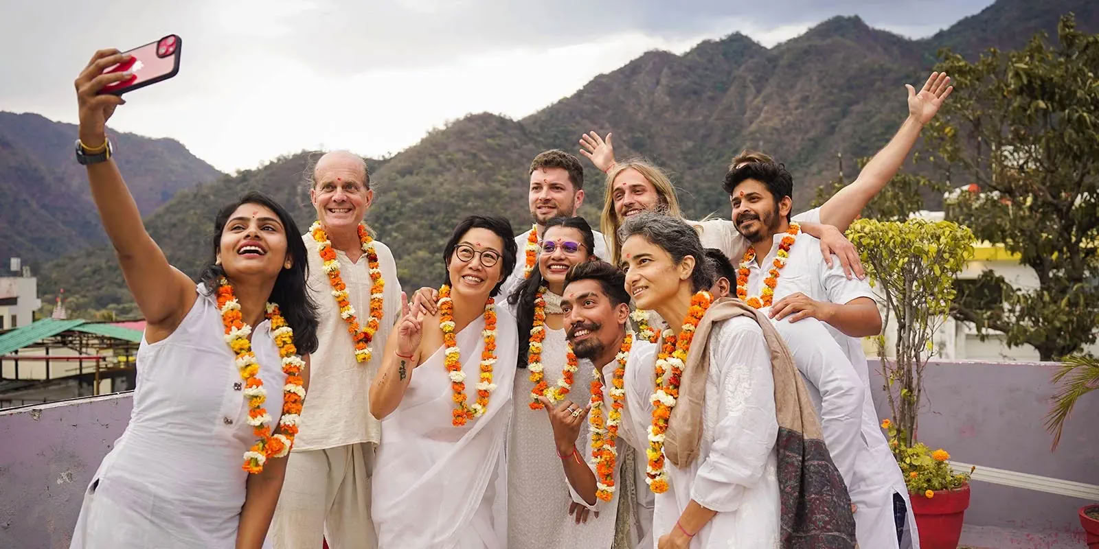 7-dages helende yoga-retreat i Rishikesh, Indien