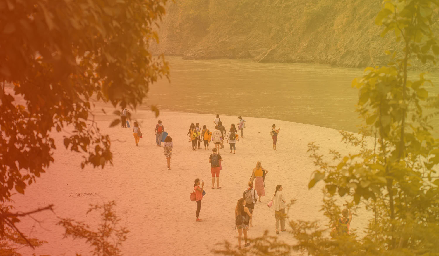 7-dages helende yoga-retreat i Rishikesh, Indien