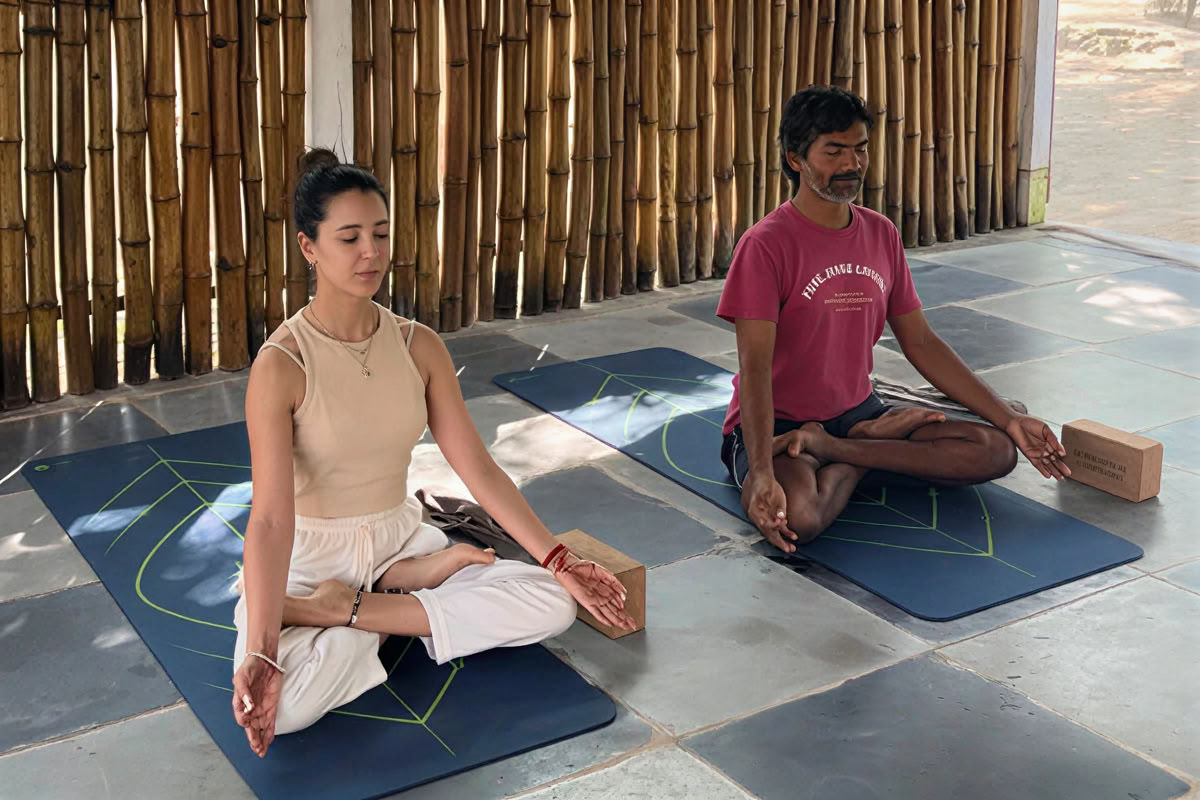 Yoga-retreattræning i Goa for begyndere