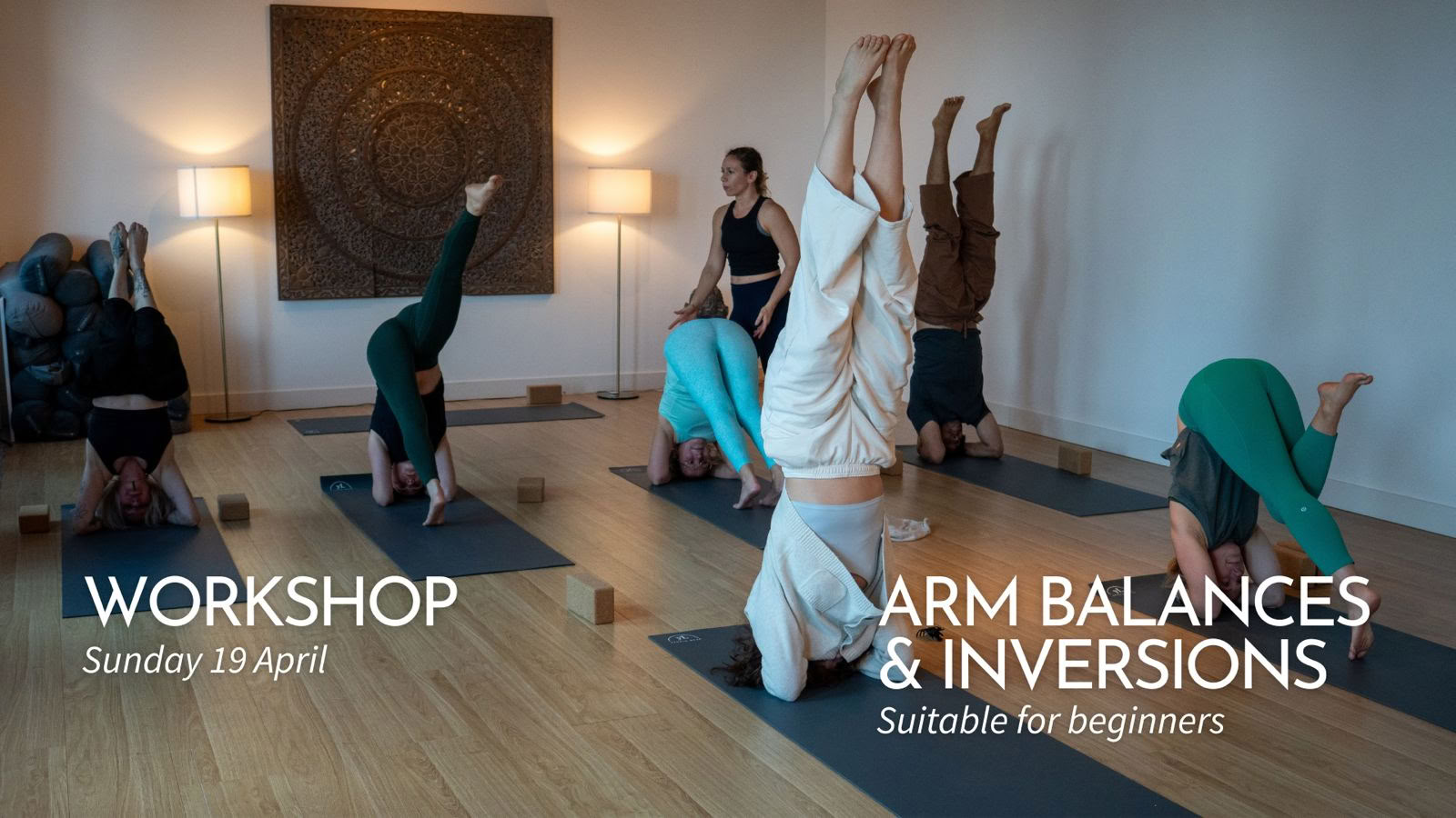 WORKSHOP: Introduktion til armbalancer og inversioner (egnet for begyndere)