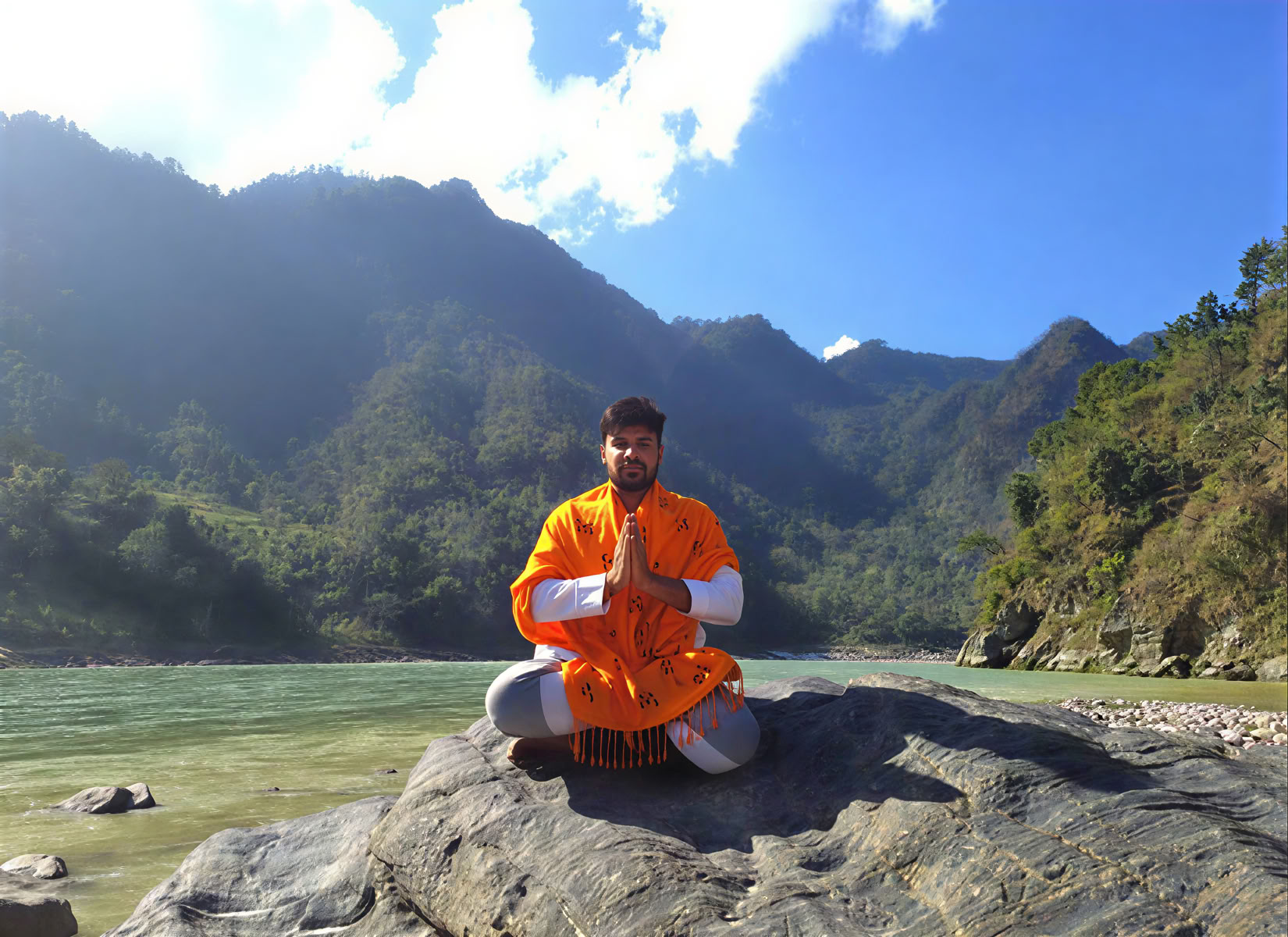 Drop-in meditation i Rishikesh