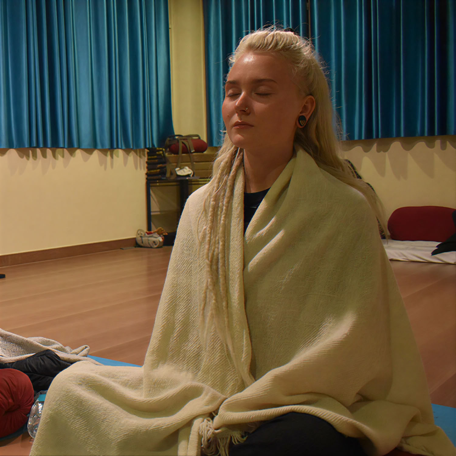 Stille meditationsretreat i Indien