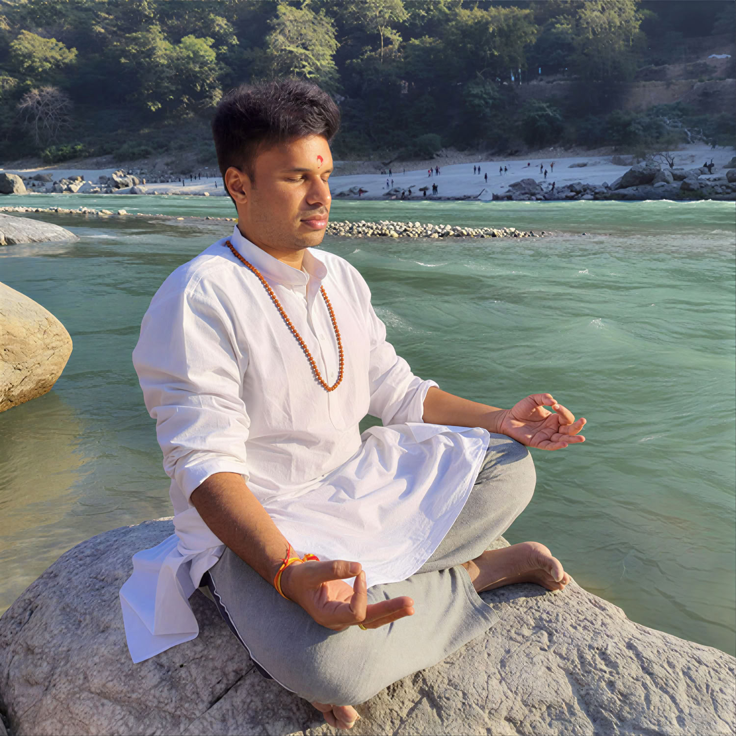 Stille meditationsretreat i Indien