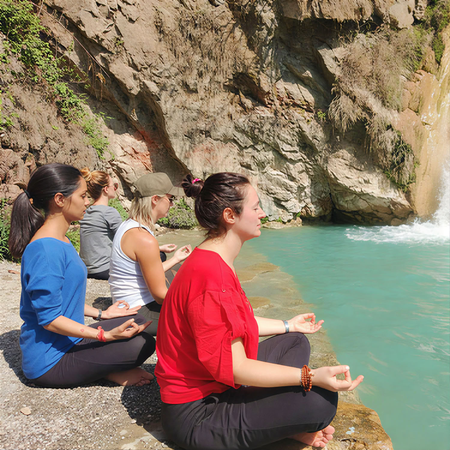 Stille meditationsretreat i Indien