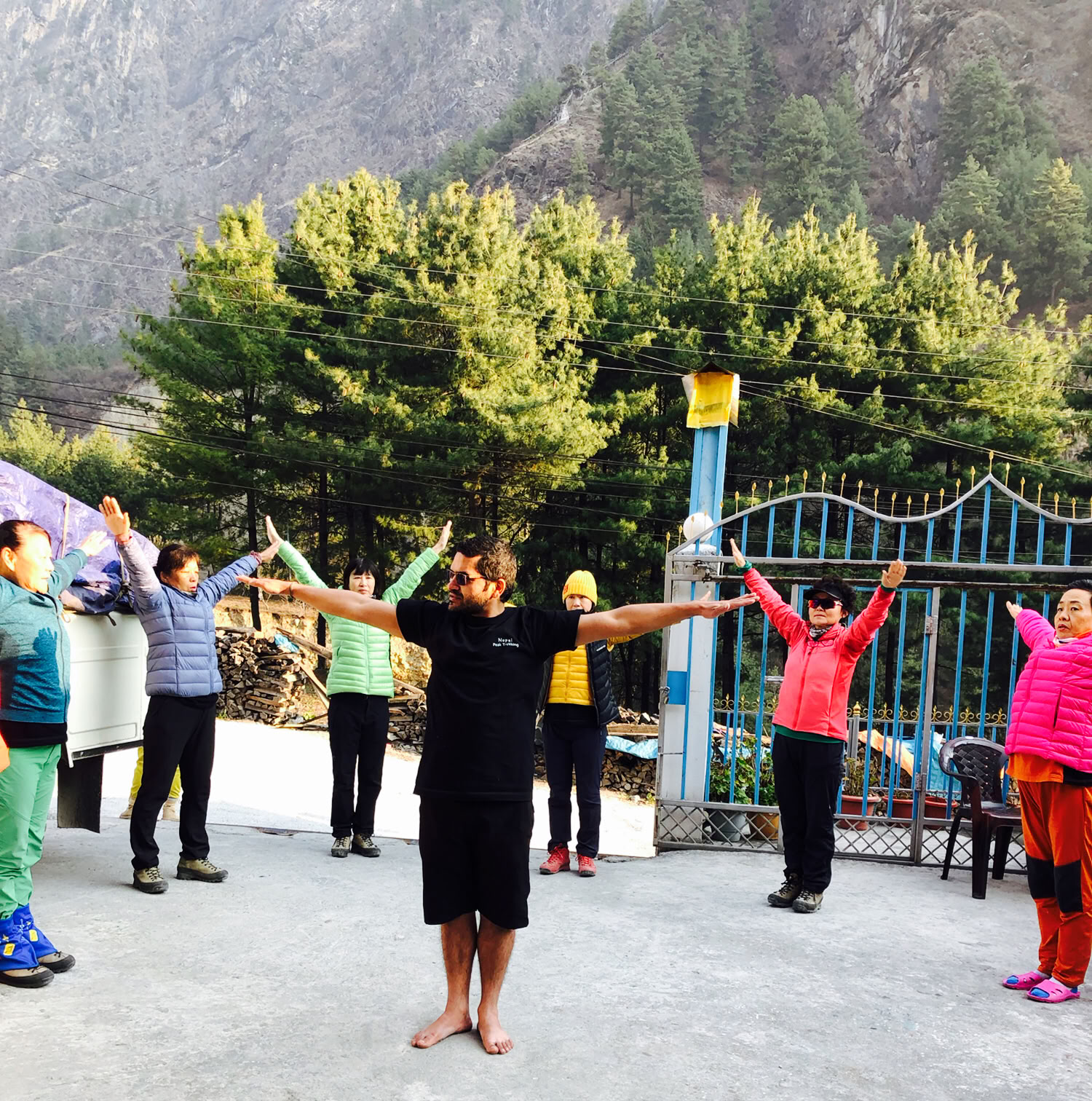 Annapurna-cirklen yoga-trek