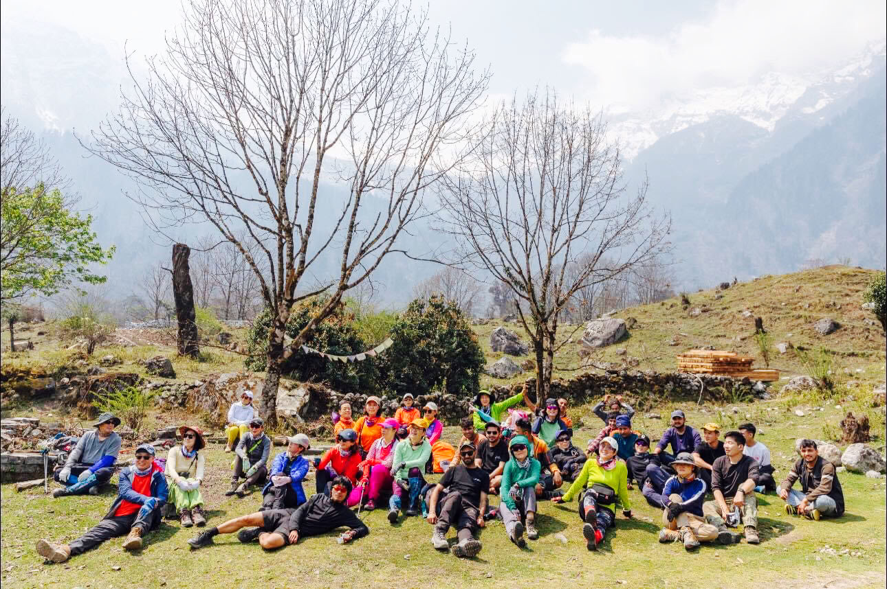 Annapurna-cirklen yoga-trek