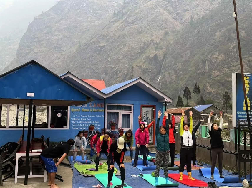 Annapurna-cirklen yoga-trek