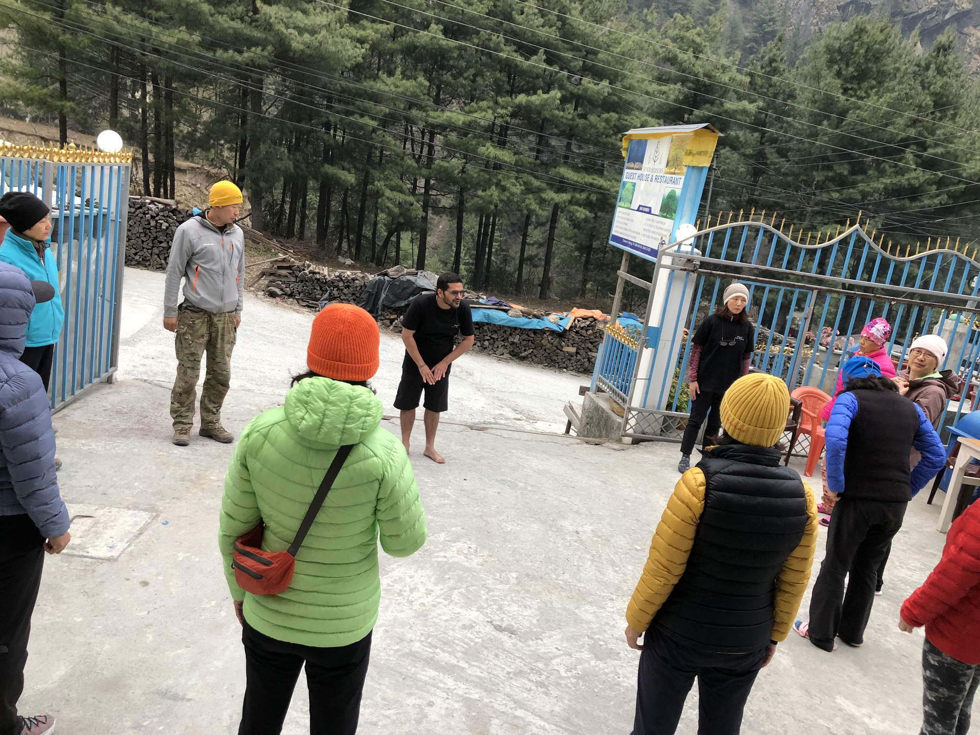 Yoga-trekking i Langtang-dalen i Nepal