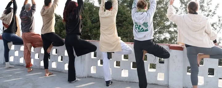 Yoga-kursus for begyndere i Rishikesh, Indien