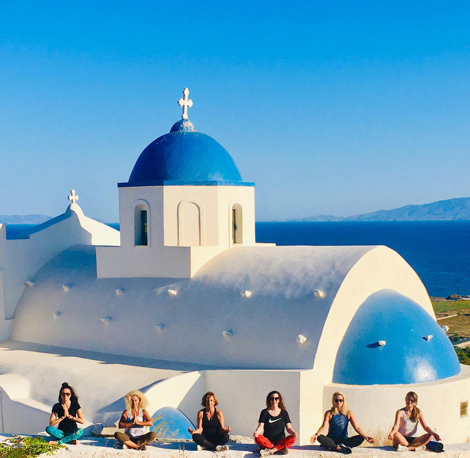 Yogaferie på Santorini