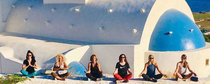 Yogaferie på Santorini