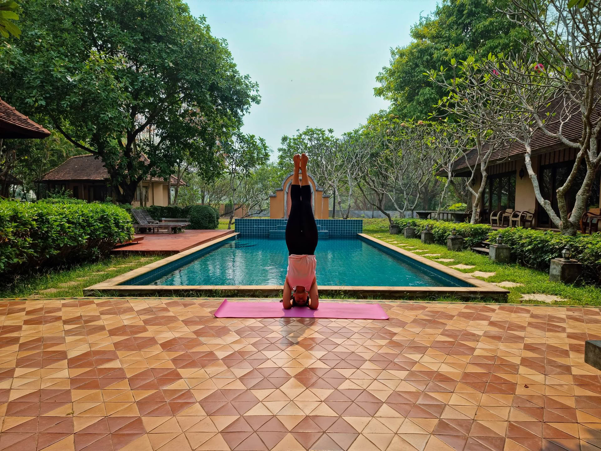 Spirituelt yoga-retreat