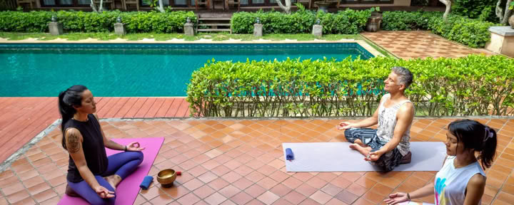 Spirituelt yoga-retreat