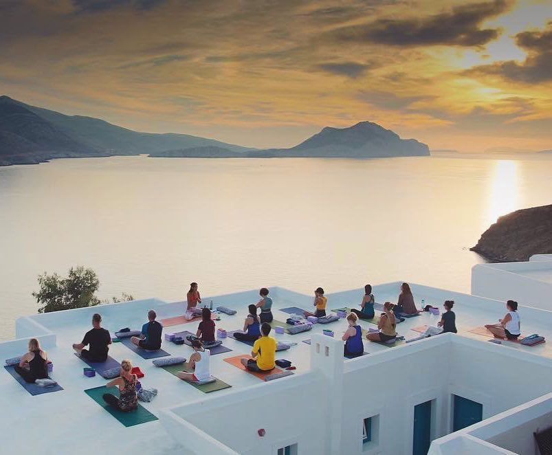 Revitaliserende yogaretreat og wellnessferie på øen Amorgos i Grækenland