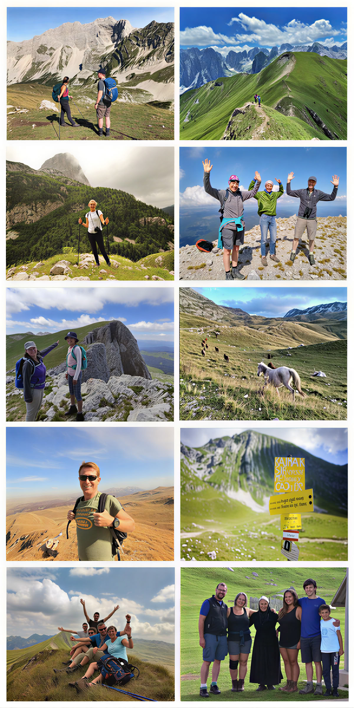 7 dages vandreferie i bjergene i Montenegro