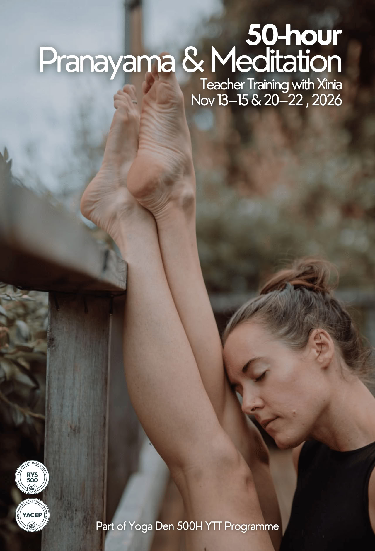 50 timers pranayama- og meditationsuddannelse