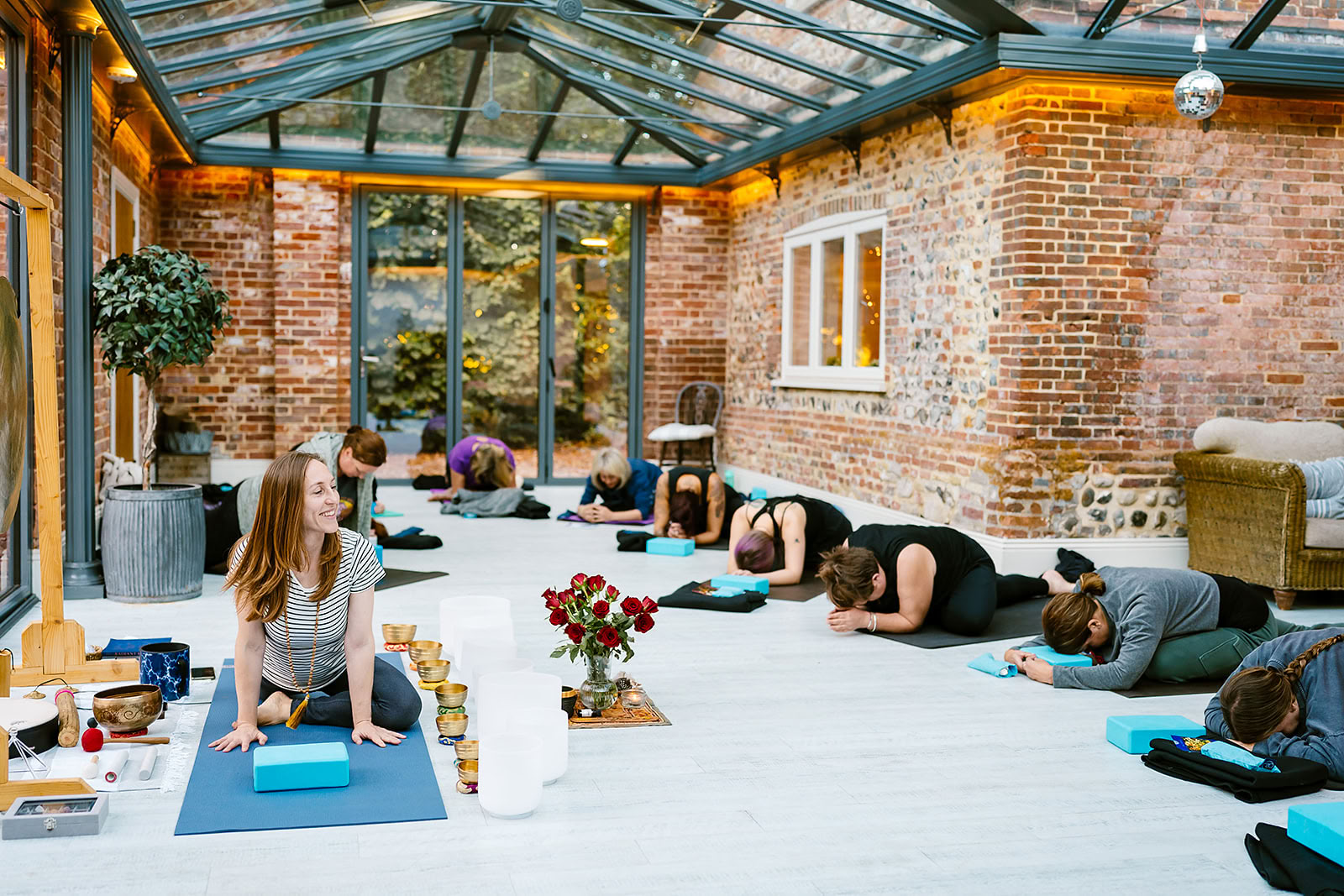Yogauddannelsesretreat ved kysten i Norfolk – månedligt weekendkursus