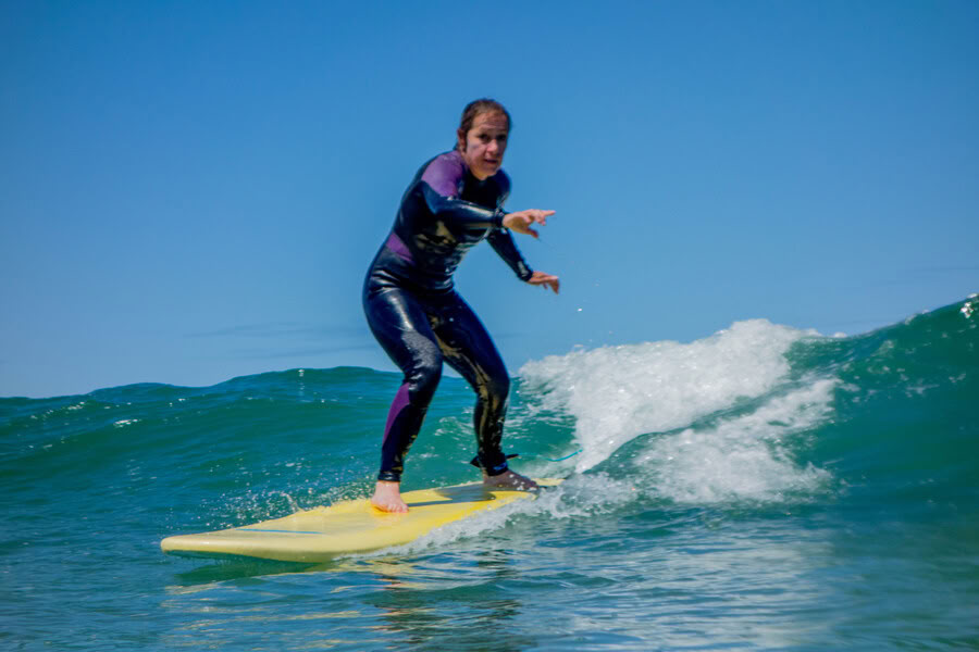 Surf- og yoga-pakke