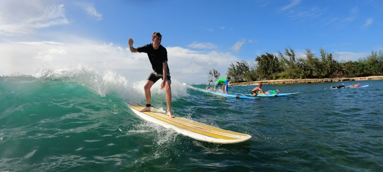 Kort Surf- og yoga-retreat