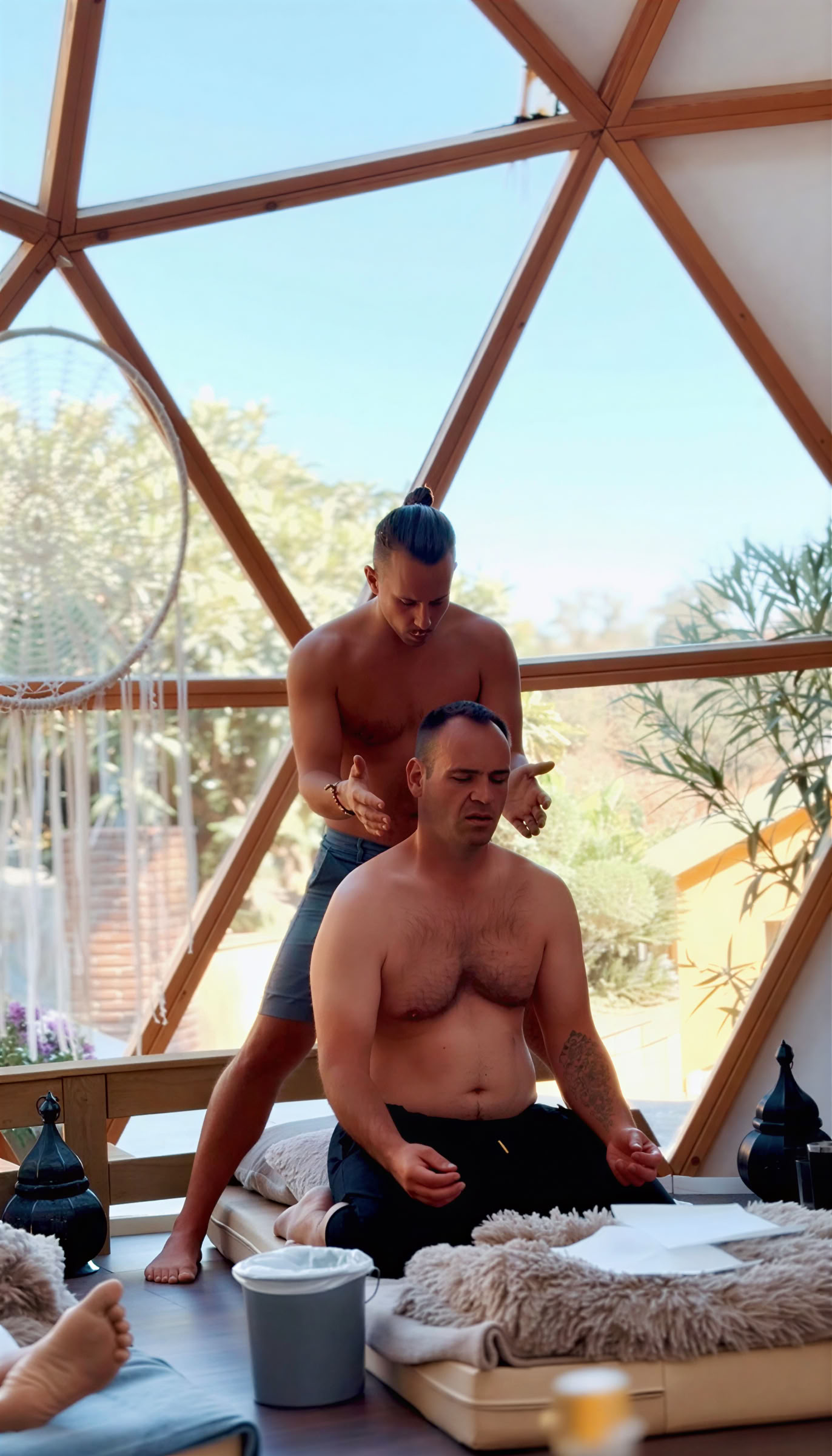 5 dages holistisk integrativ ayahuasca-retreat i lille gruppe med shamanisk åndedrætsarbejde og kambo i Malaga, Spanien