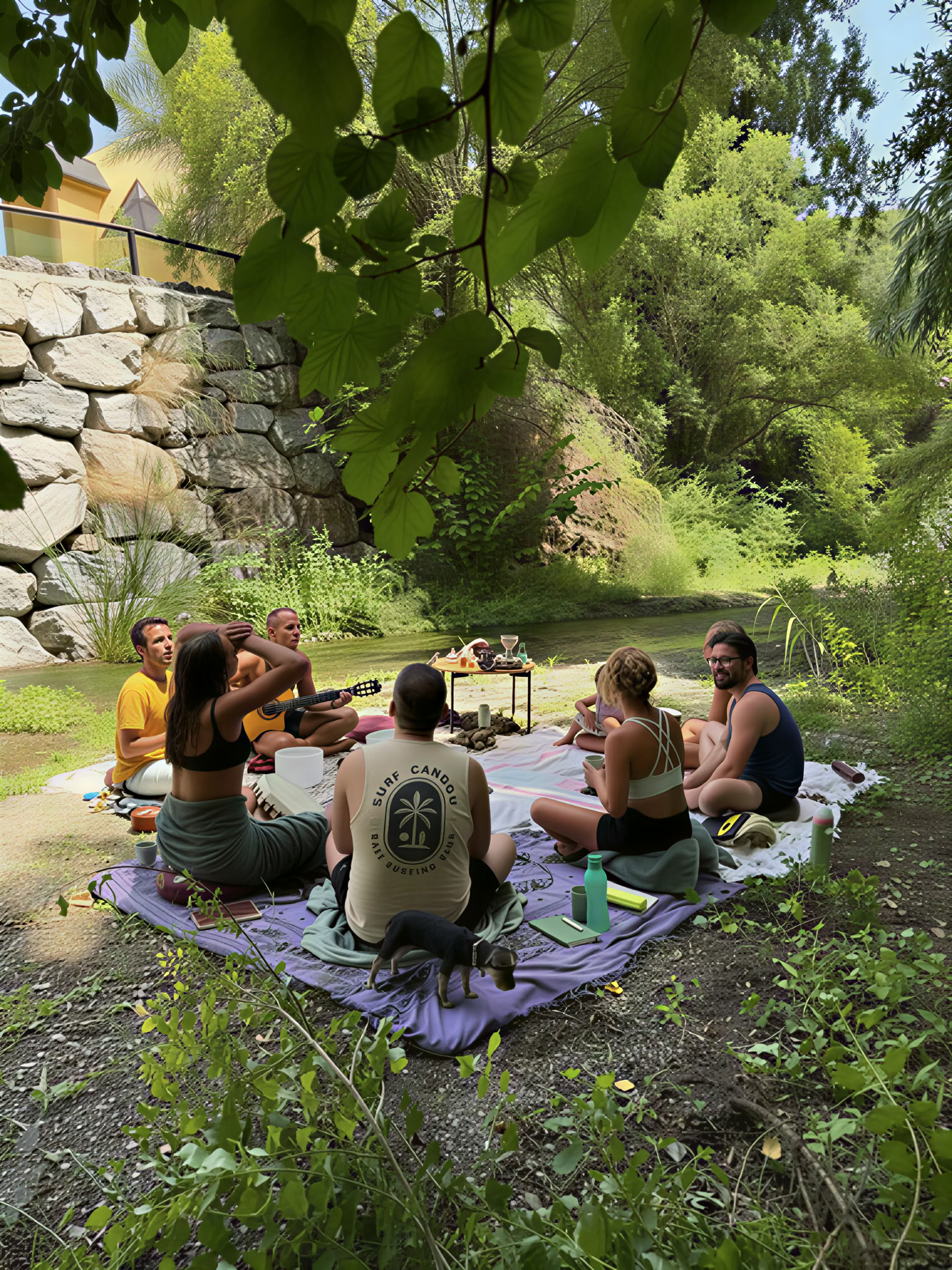 5 dages holistisk integrativ ayahuasca-retreat i lille gruppe med shamanisk åndedrætsarbejde og kambo i Malaga, Spanien