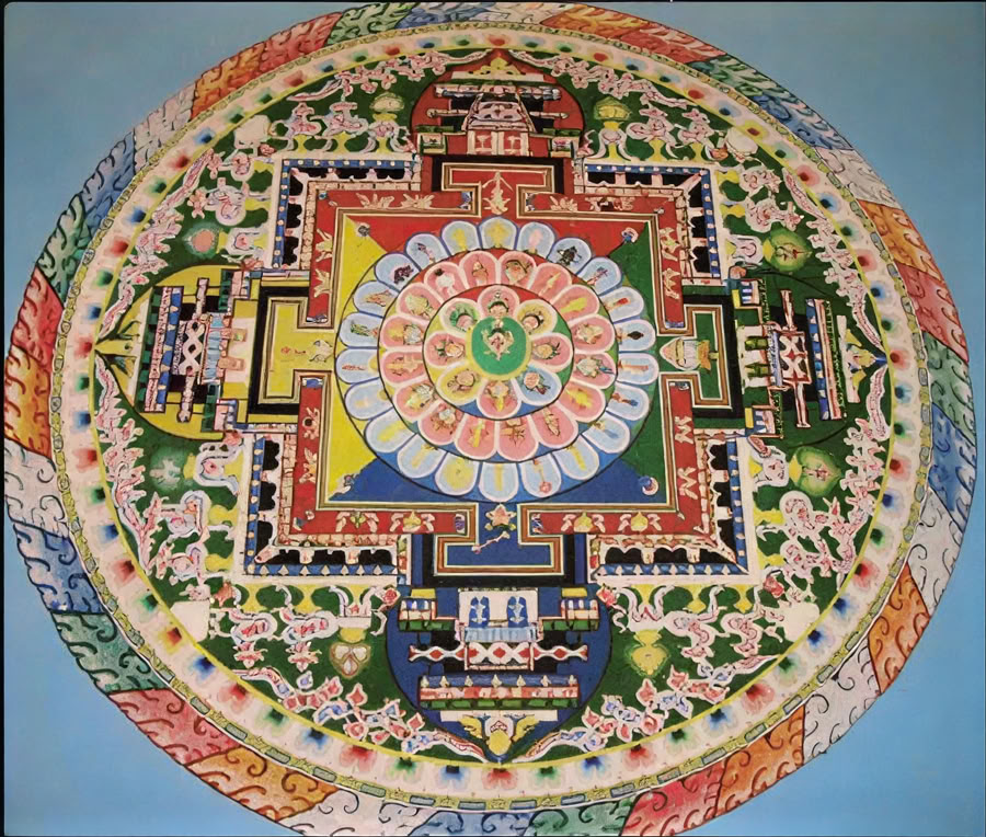 Te og samtale med Nechung Choktrul Rinpoche