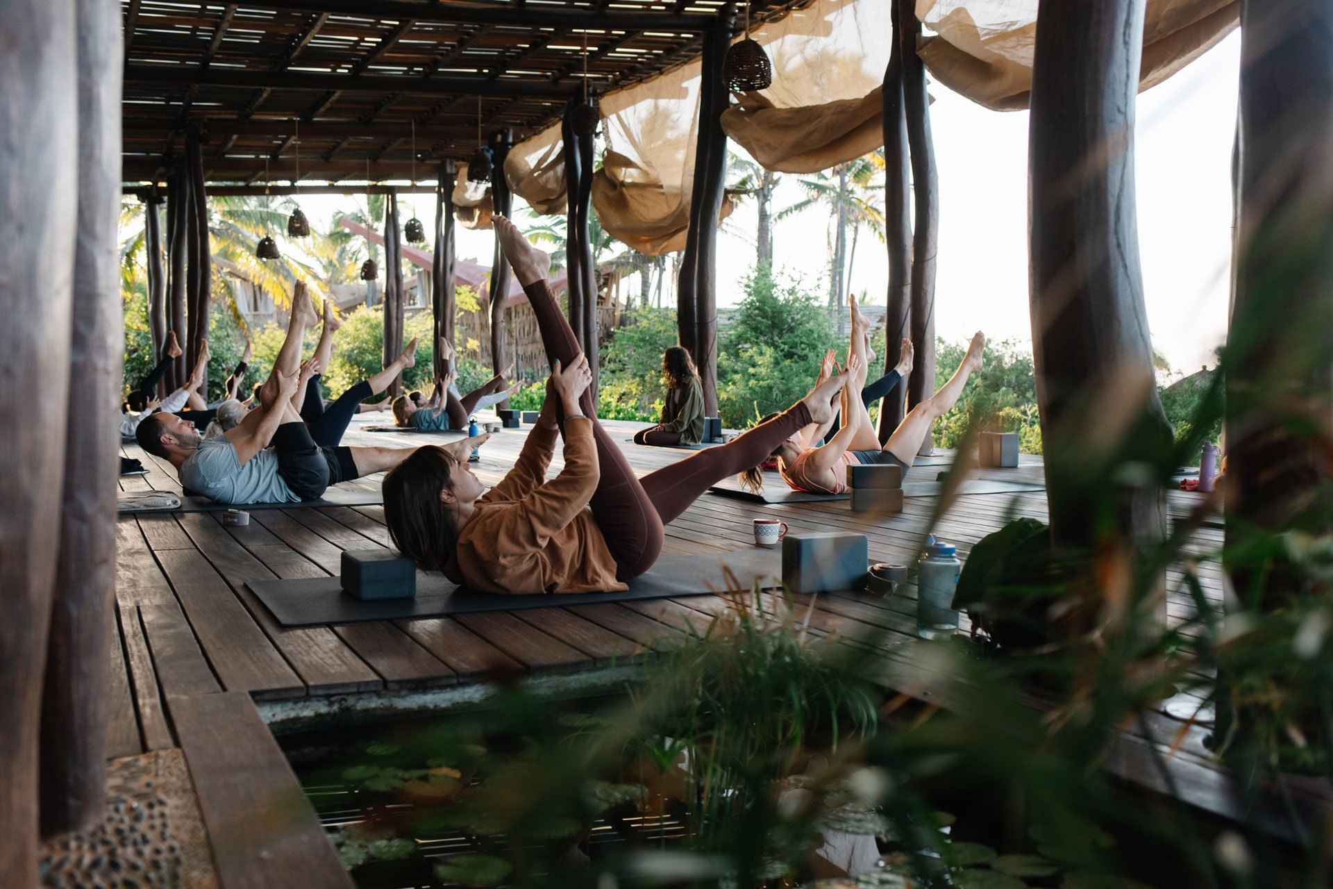 Yoga-retreat i naturen