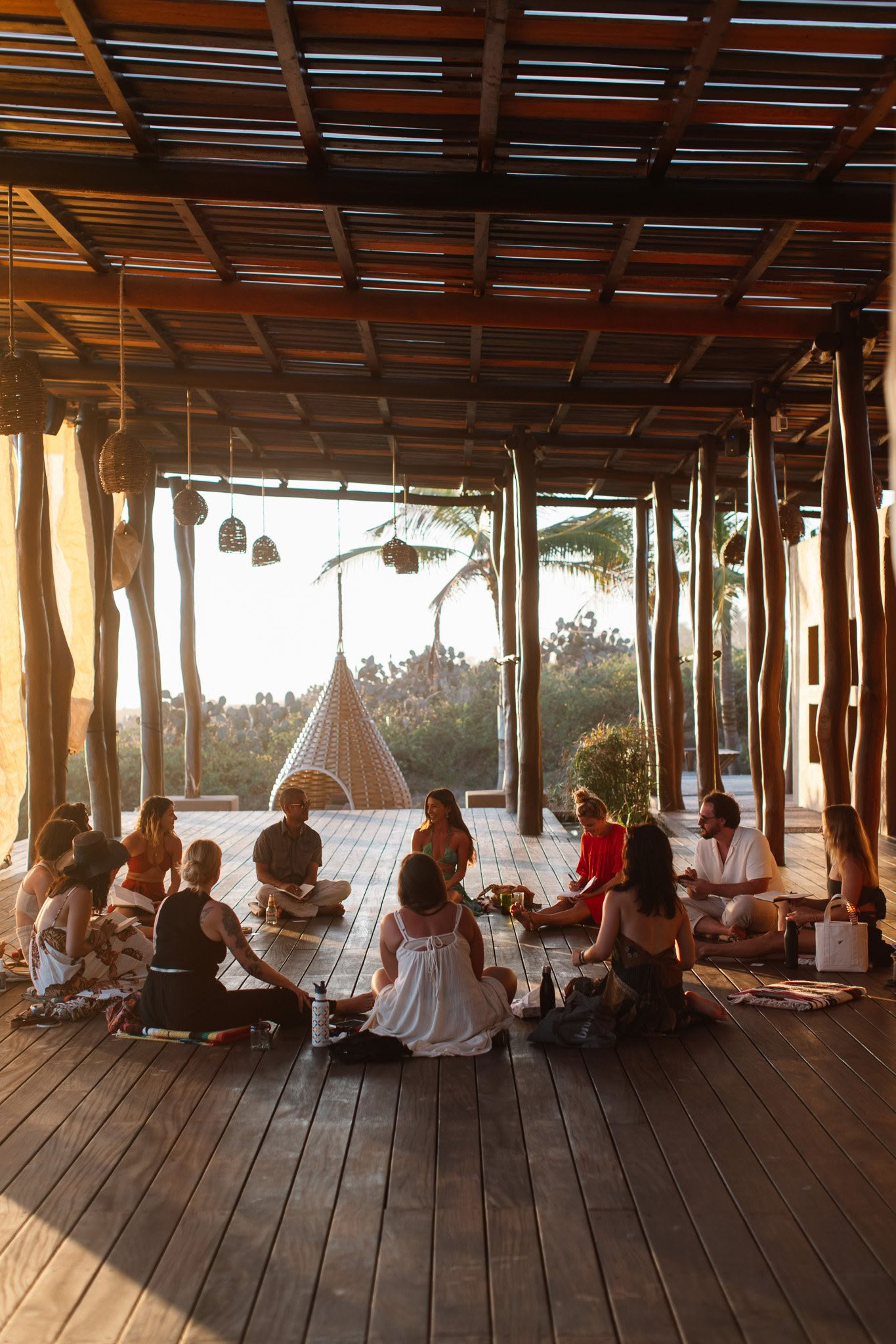 Yoga-retreat i naturen