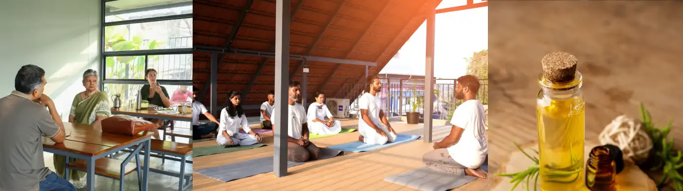 21 Dages Veda Evolve: Ayur Yoga, Ayurveda Velvære og Foryngelsesterapi med Yoga-retreat