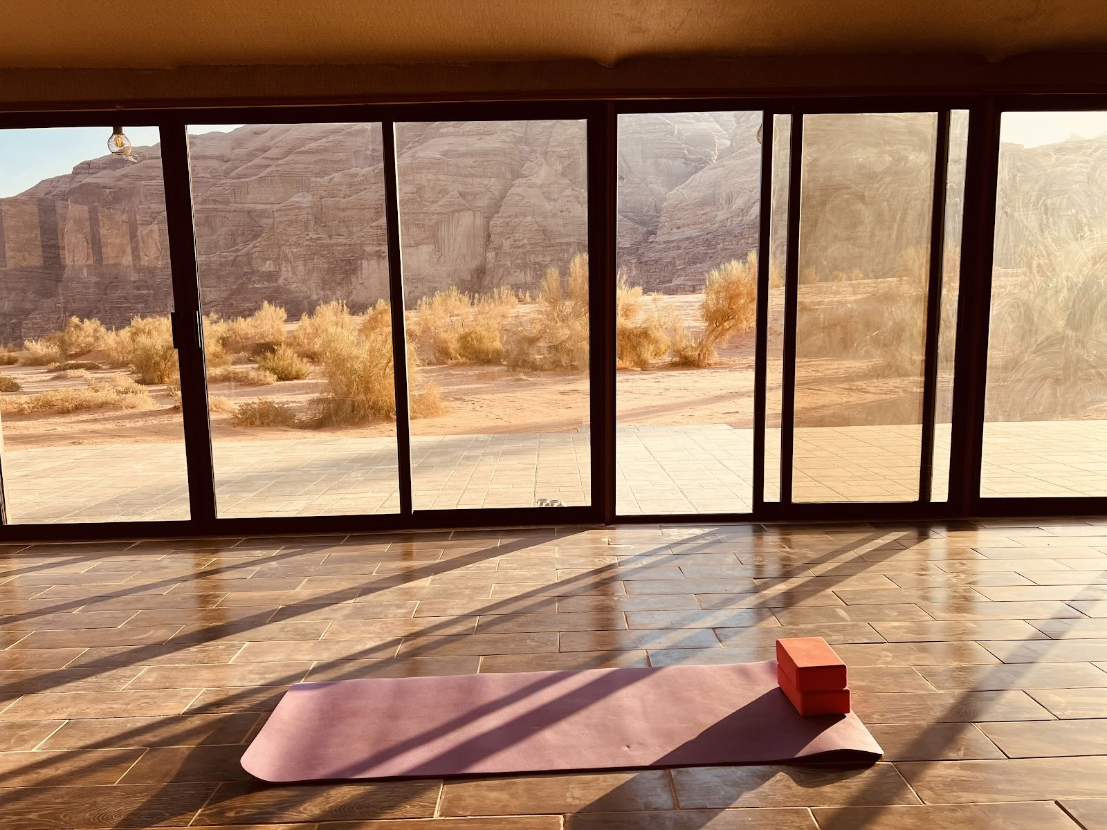 Beduin-yogacamp i Wadi Rum