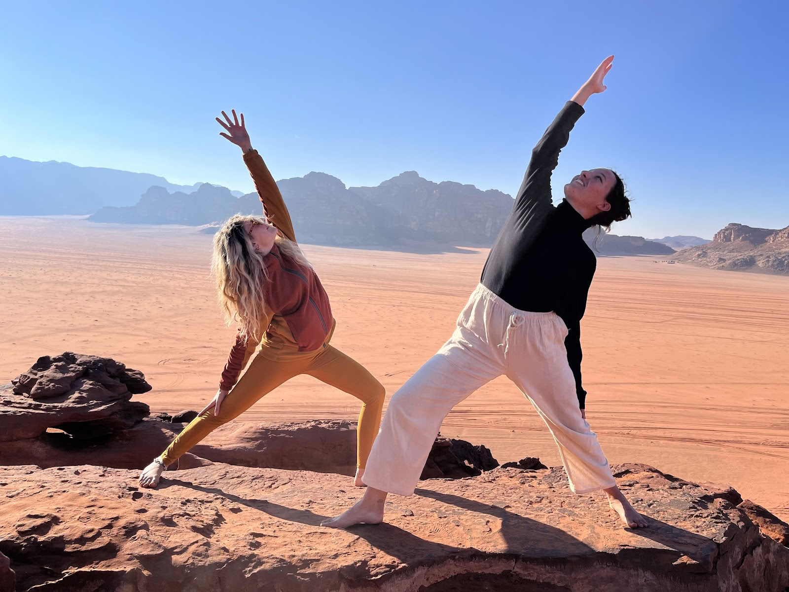 Beduin-yogacamp i Wadi Rum
