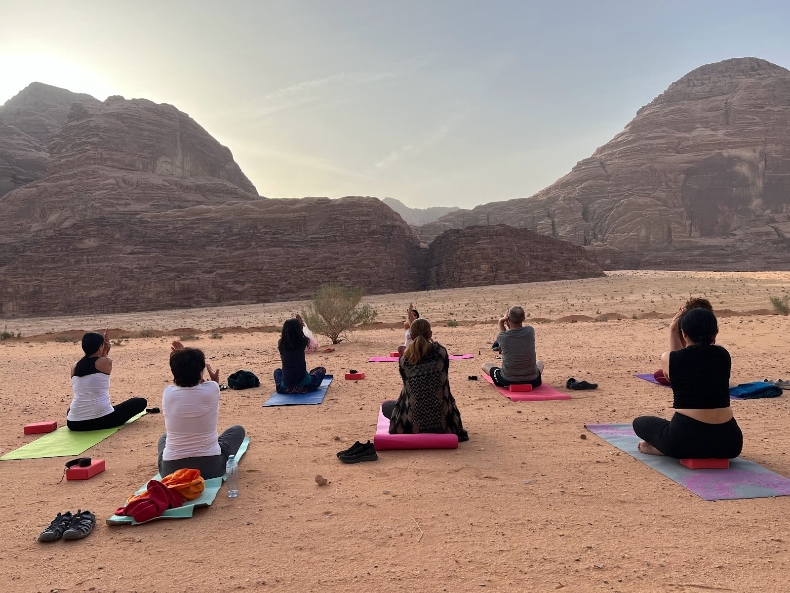 Beduin-yogacamp i Wadi Rum