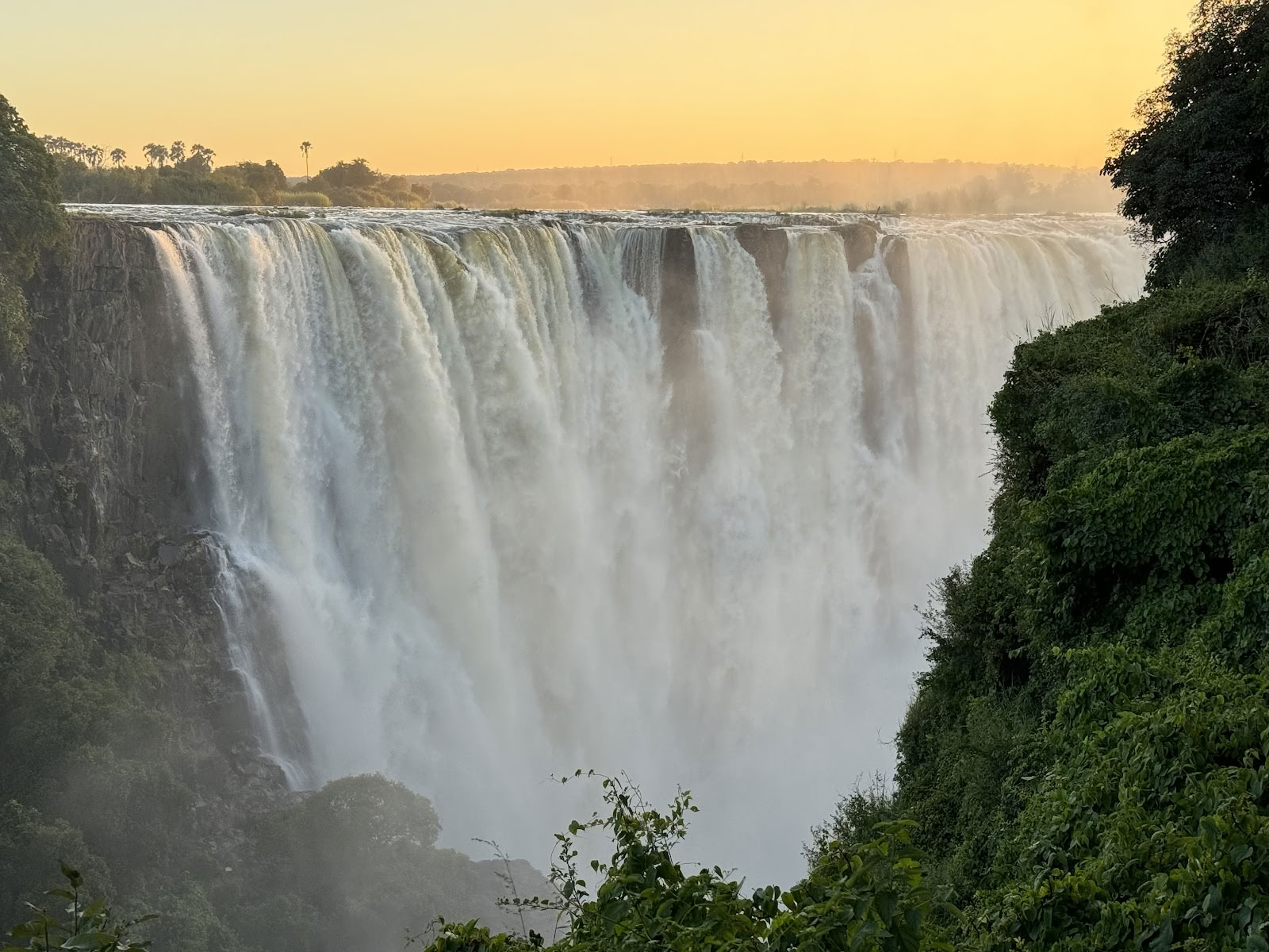 Yoga ved Victoria Falls