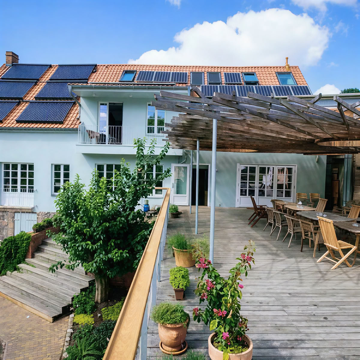 Seminarhus Stolzenhagen - Taubenblau