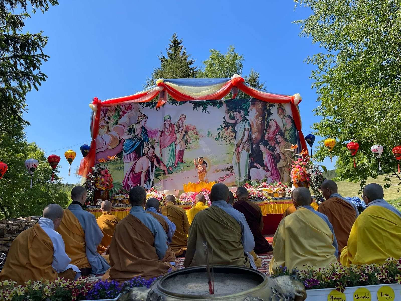 Buddhistisk retrætekloster Amitayus