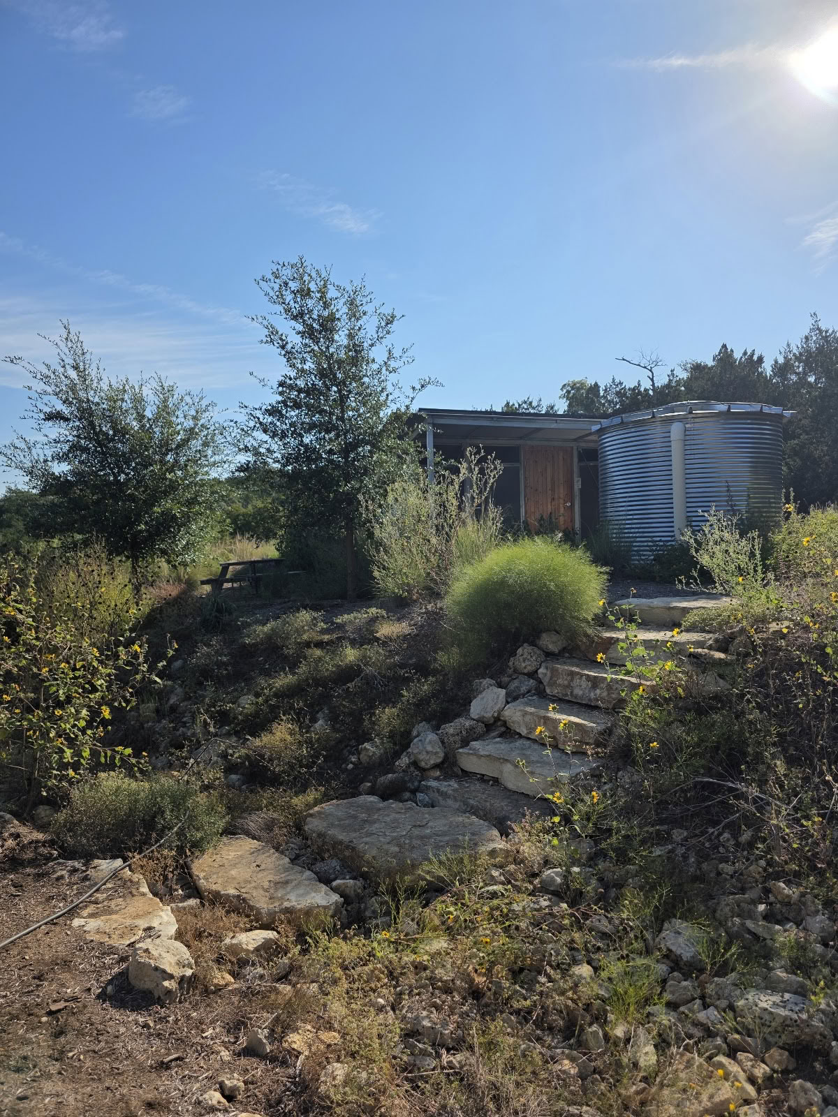 Campingplads på Shield Ranch