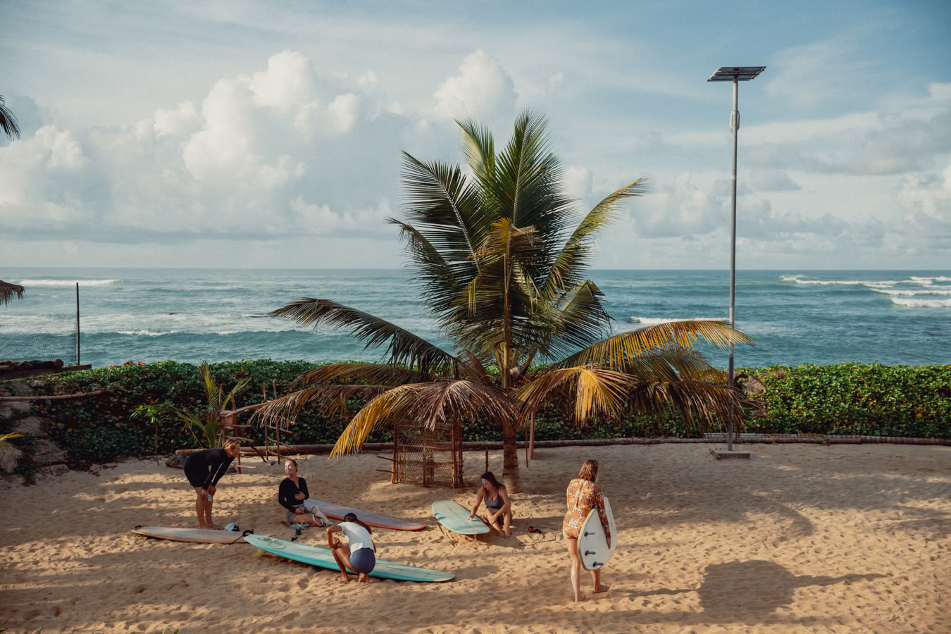 Pilates og surfing
