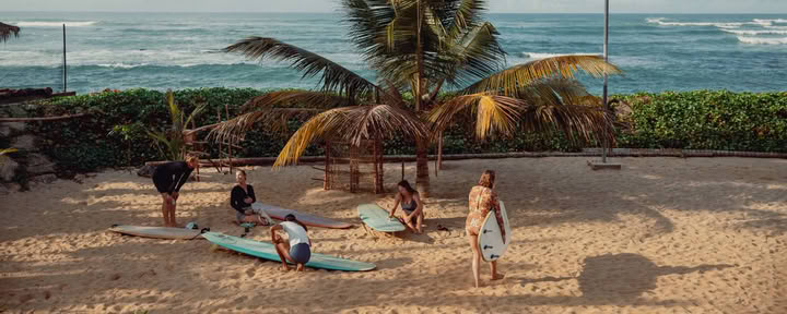 Pilates og surfing