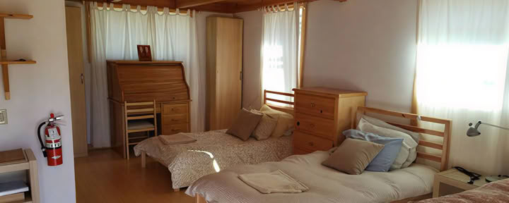 Deluxe Shanti - book med venner eller familie (3 enkeltsenge)